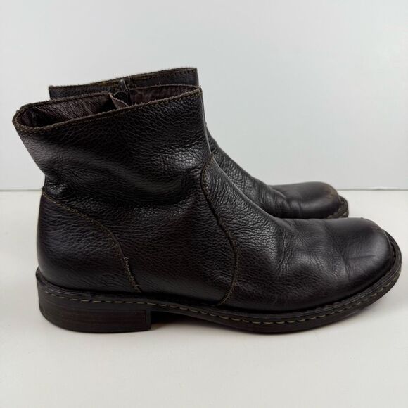 Born Men’s Ward Dark Brown Leather Ankle Boots Size 11.5 main image 6